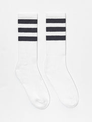 VINTAGE POWER SOCK | Mid Length Crew Socks Size 9-11 Made in USA RETRO Inspired by the Dads of the 70s & 80s